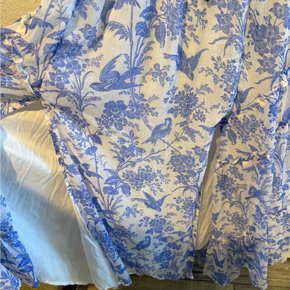 New Free People You're A Jewel Printed Maxi Dress Size Small - Picture 6 of 7